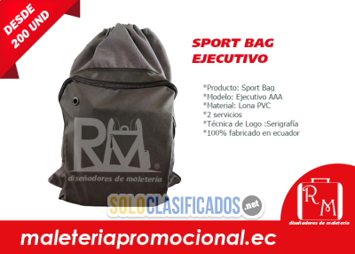Solo Clasificados - FABRICANTES DE SPORT BAG PREMIUM PARA EMPRESAS EN QUITO - imagen: 4