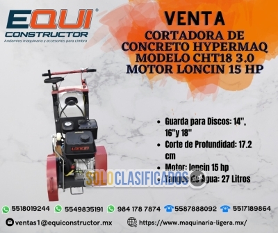 Venta de cortadora de concreto loncin 15 hp en San Luis Potosí... 