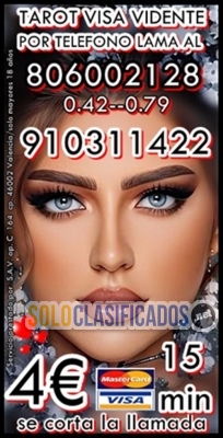 TAROT DEL AMOR  910311422 solo 4eur 15 min/ 6eur  20min Expertas ... 