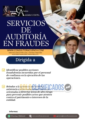 REALIZAMOS SERVICIO DE AUDITORÍA EN FRAUDES... 