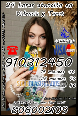 Tarot por Telefono España  las 24 horas los 7 días VISA CERRA...
