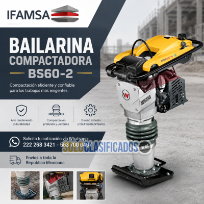 BAILARINA COMPACTADORA WACKER NEUSON BS602...