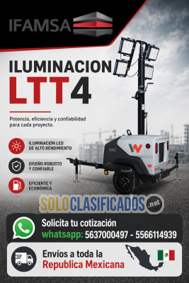 TORRES DE ILUMINACION LTT4...