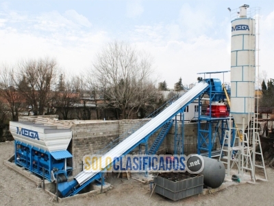 90 m³/h Concrete Batching Plant – Twin Shaft Mixer + Miami... 