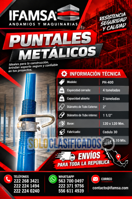 Solo Clasificados - Puntales Métalicos para Cimbrar: Hypermaq - imagen: 1