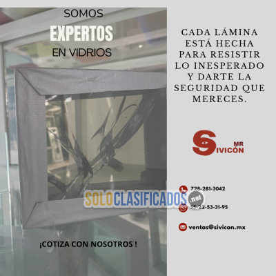 VIDRIOS TEMPLADOS LAMINADOS Y BLINDADOS... 