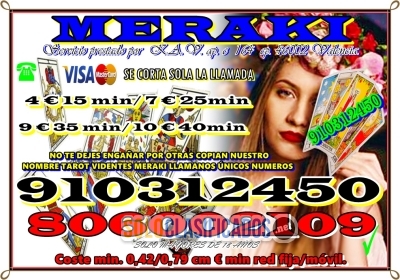 TAROT POR 15 EUROS 60 MINUTOS ☎910312450 /806002109 Coste min042/... 