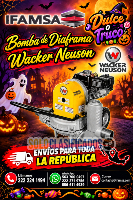 Bomba de Achique Wacker Neuson Tipo Diafragma – Alta Eficiencia p...