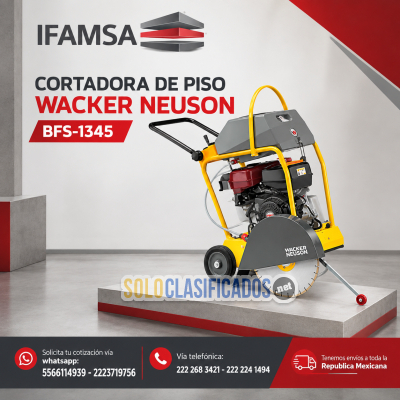 CORTADORA DE PISO WACKER NEUSON BFS1345...