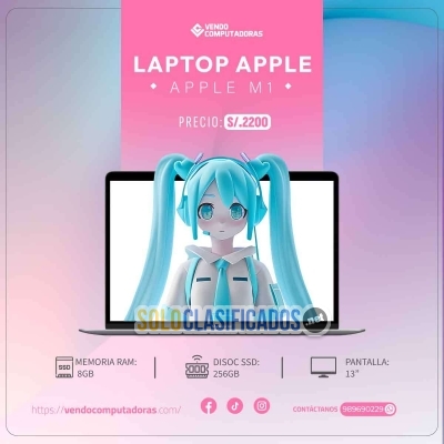 Solo Clasificados - MacBook M1 ¡entrega inmediata! - imagen: 1