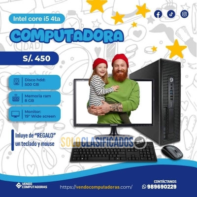 ¡Papá se lo merece! Llévate esta PC HOY... 
