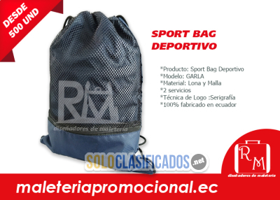 Solo Clasificados - FABRICANTES DE SPORT BAG PREMIUM PARA EMPRESAS EN QUITO - imagen: 3