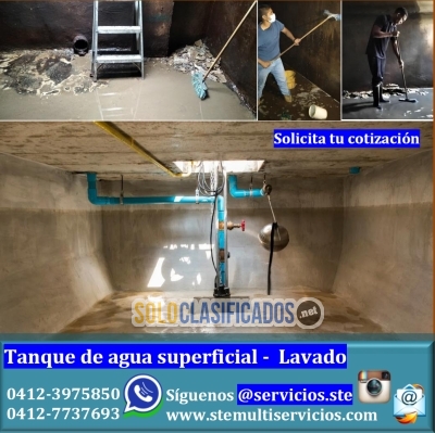 Mantenimiento y Reparación de Tanques de agua... 