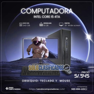 PC CON GARANTÍA Y ACCESORIOS GRATIS... 