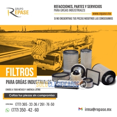 FILTROS Y REFACCIONES PARA GRÚAS INDUSTRIALES... 