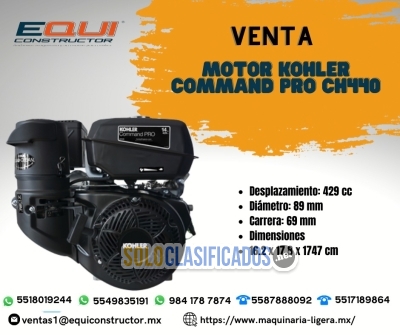 Venta Motor Kohler Command Pro Equiconstructor... 
