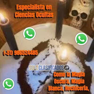 ESPECIALISTA EN CIENCIAS OCULTAS COMO LA MAGIA OSCURA MAGIA BLANC... 