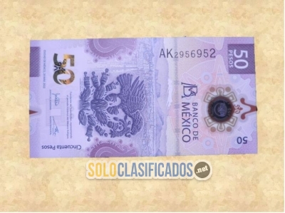 Xochimilco y el ajolote presentes en este Billete de 50 Nuevo... 