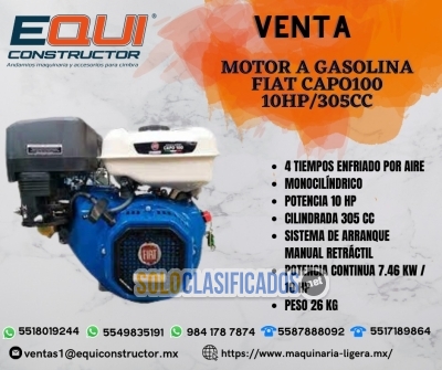 Venta Motor a Gasolina Fiat CAPO100 en Chiapas... 
