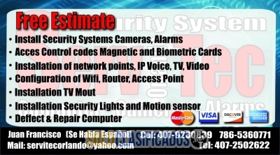 Security Cameras System + Access Control + Aalrms... 