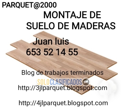 montaje de suelos de maderas laminados y vinilos... 