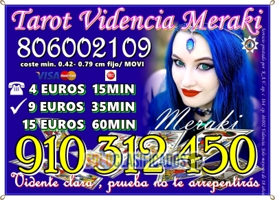 VIDENCIA ONLINE SUPER OFERTA 9€ 35min/  20€ 90 min TAROTISTAS REC... 