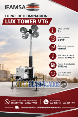 TORRE DE ILUMINACION LUX TOWER VT6...