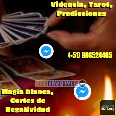 VIDENCIA TAROT PREDICCIONES MAGIA BLANCA CORTE DE NEGATIVIDAD... 