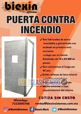¡LA SEGURIDAD CONTRA INCENDIOS COMIENZA CON UNA PUERTA ADECUADA!... 