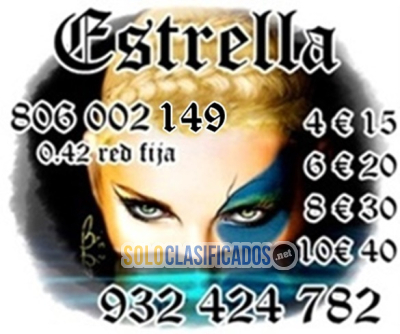 Solo Clasificados - Tarot económico videncia natural clara y directa  llama  932424782   visa  10 € 40 minutos  y 806002858 - imagen: 1