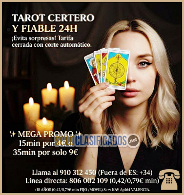 Videntes Tarot económico /tarot barato/ tarot fiableTarot del amo...