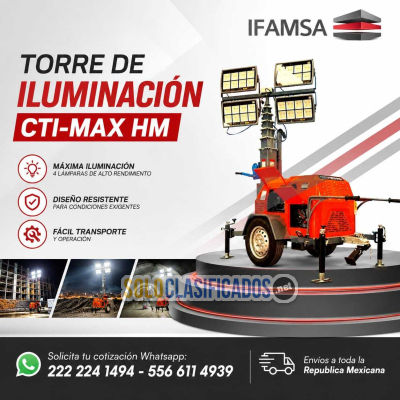 TORRE DE ILUMINACIÓN CTIMAX HYPERMAQ...
