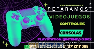 REPARACION DE CONTROLES DE VIDEOJUEGOS EN TECNOLAGUNA... 