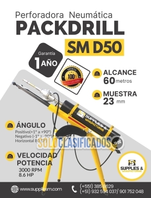 PACKDRILL SM D 50 PARA EL DESARROLLO OPTIMO EN MINAS... 