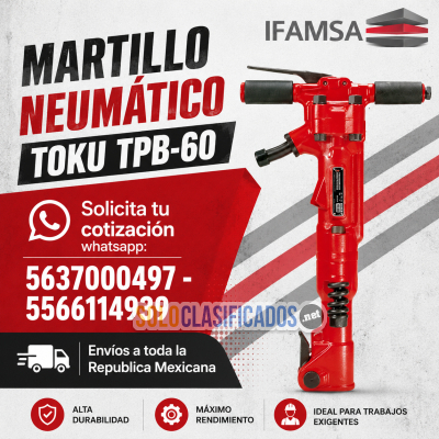 MARTILLO NEUMÁTICO TOKU TPB60...