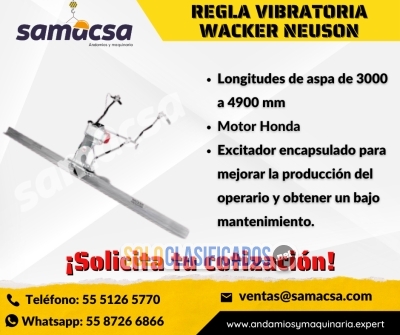 Regla vibratoria Wacker Neuson,varias medidas... 