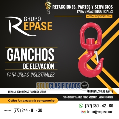 REFACCIONES PARA GRÚAS INDUSTRIALES MONTACARGAS Y REACH STACKER ... 