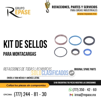 Solo Clasificados - KIT DE SELLOS PARA MONTACARGAS REPASE MX - imagen: 1