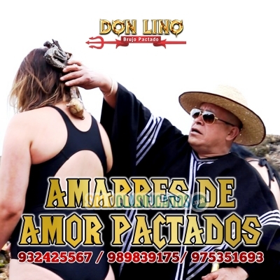 Amarre de amor pactado con el mejor brujo don lino... 