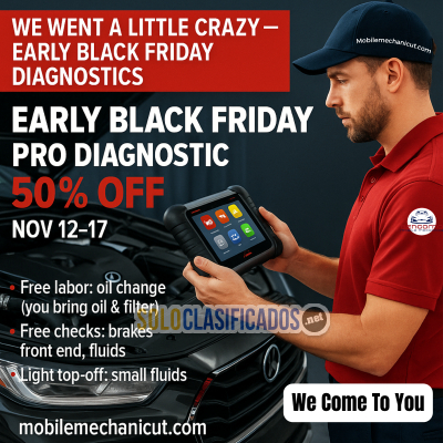 We Went a Little Crazy — Early Black Friday Diagnostics (50% OFF)...