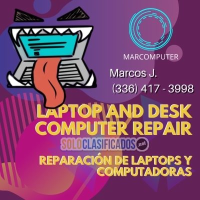 repair and maintenance of computers and laptops... 