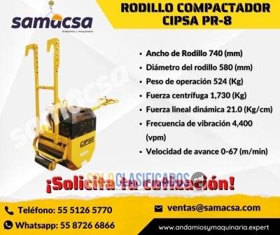 Rodillo sencillo compactador... 