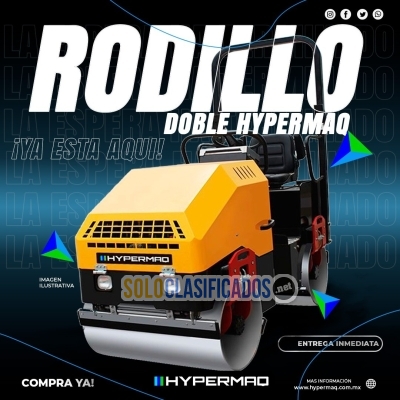 HYPERMAQ RODILLO VIBRATORIO DOBLE... 