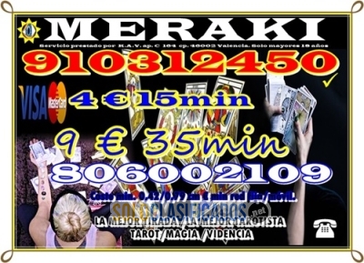 TAROT CON VISA  4 EUROS LOS 15 MINUTOS /15 EUR 60 MIN LAS 24 HORA... 