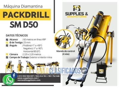 MÁQUINA NEUMATICA PERFORADORA DIAMANTINA SM D50... 