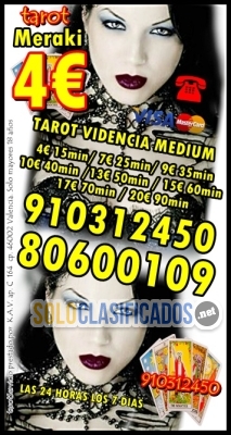 TAROT POR 10 EUROS 40 MINUTOS ☎910312450 /806002109 Coste min042/... 