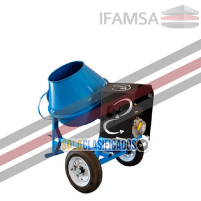 Solo Clasificados - REVOLVEDORA POWER MIX ACERO AZUL VELOCIDAD 28 RPM EN IFAMSA - imagen: 1