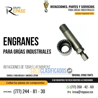 Solo Clasificados - ENGRANES PARA GRUAS INDUSTRIALES REPASE MX - imagen: 1