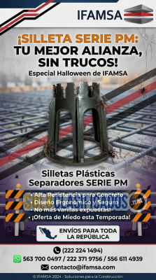 Solo Clasificados - Silletas Plásticas Serie PM – Control Preciso de Recubrimiento en Concreto - imagen: 1
