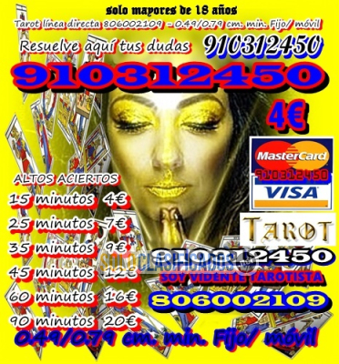 tarot telefonico 2026 toda España  4 euros 15 minutos tarifa cerr...